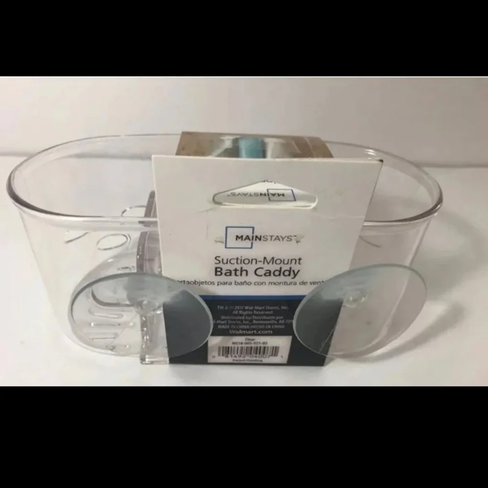 iDESIGN Suction divided bath caddy - Set of 2! BNWT